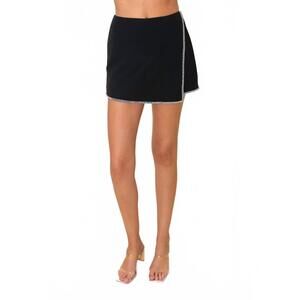 NEW FORE COLLECTION zoe mini skirt in black
